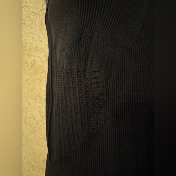 Zara Black Ribbed Textured Halter Dress(Pit to pit 13” & Length 38”) - Picture 6 of 6